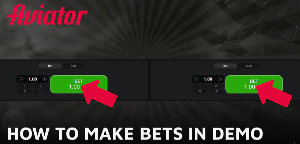 Make Bets in Aviator Demo