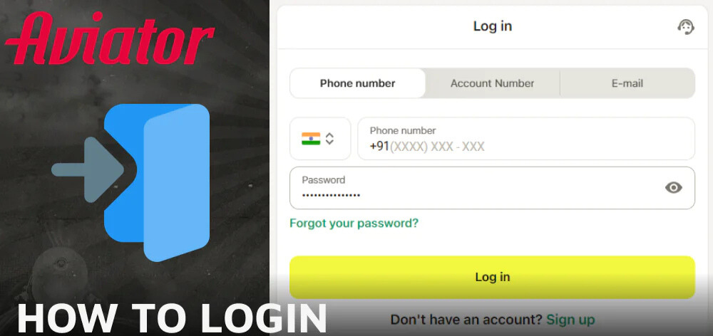 How to Aviator Login in India