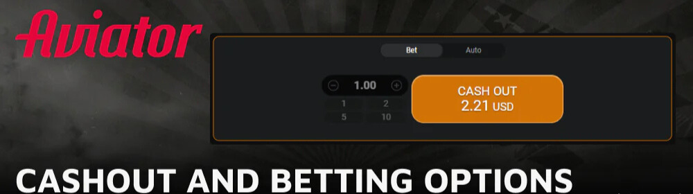 Cashout and Betting Options